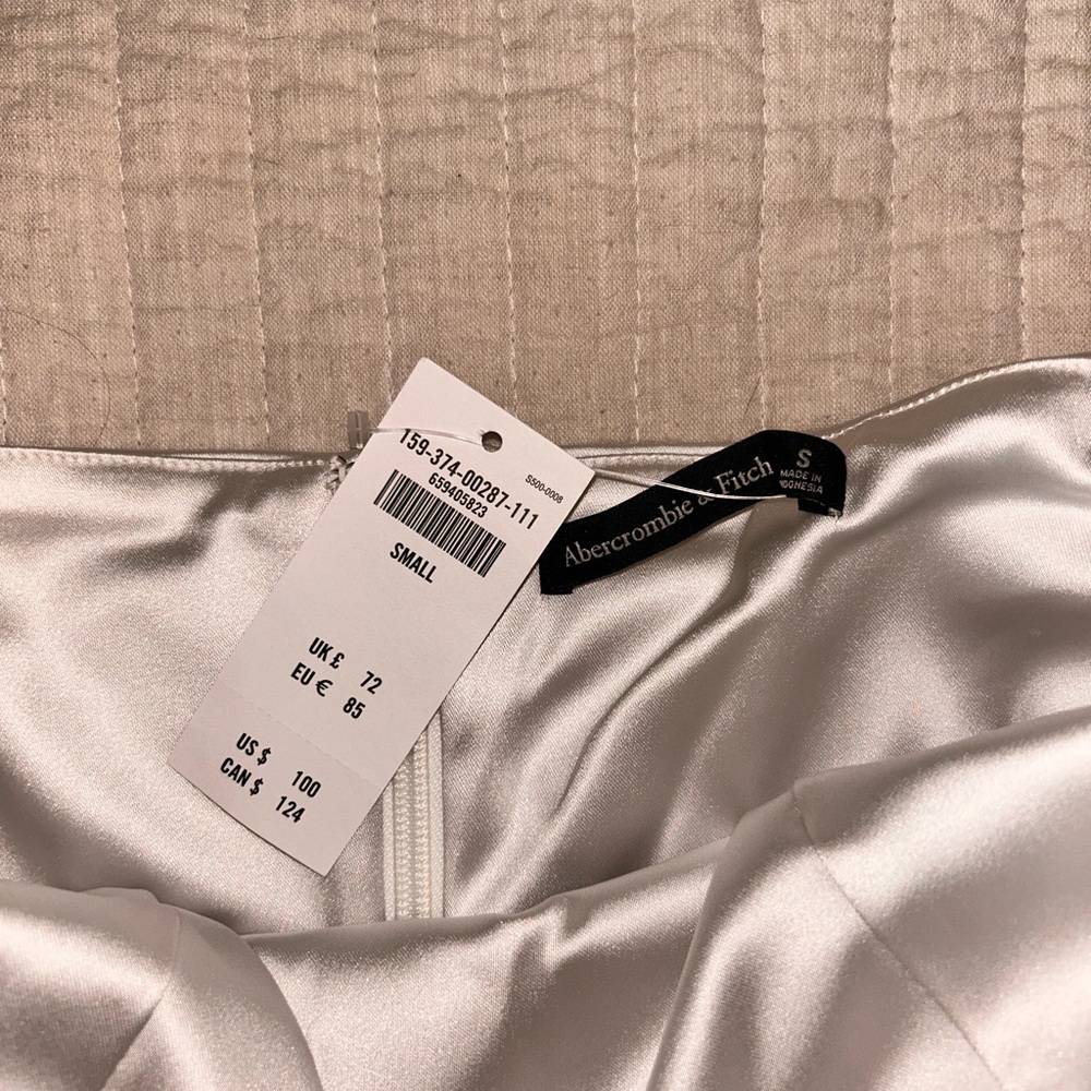 Abercrombie & Fitch White Strapless Dress - Picture 7 of 7
